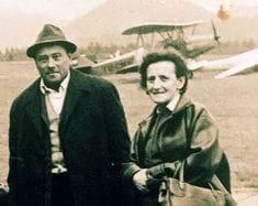babica in dedek, Malči in Franc Strah